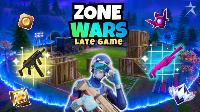 PLEASANT ZONEWARS 🌲 LATEGAME — Fortnite Creative map cover art