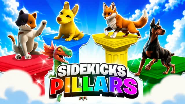 PILLERS pilars pilers sidekicks — Fortnite Creative map cover art