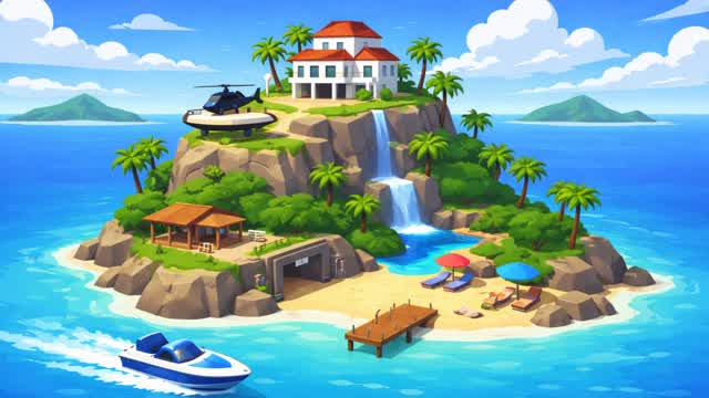 PRIVATE ISLAND ZONE WARS — Fortnite Creative map