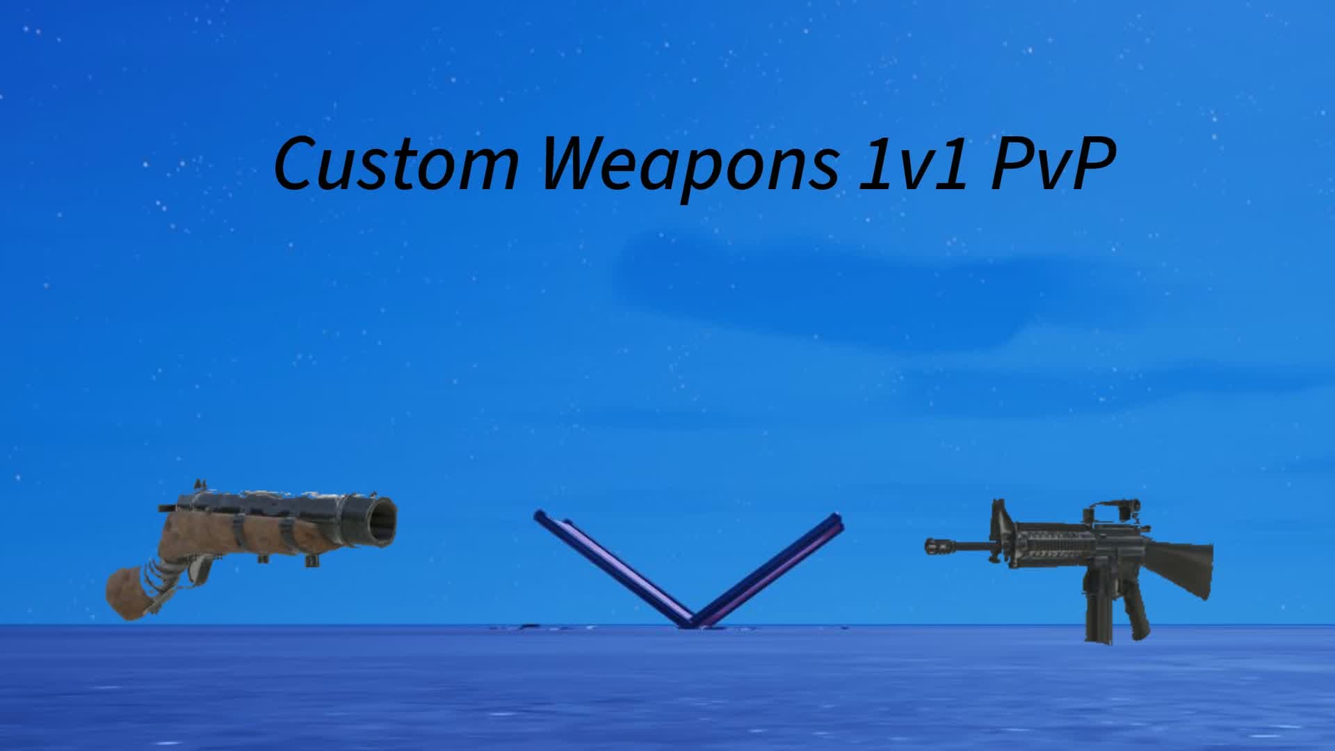 Funny Custom Weapons 1v1 — Fortnite Creative map