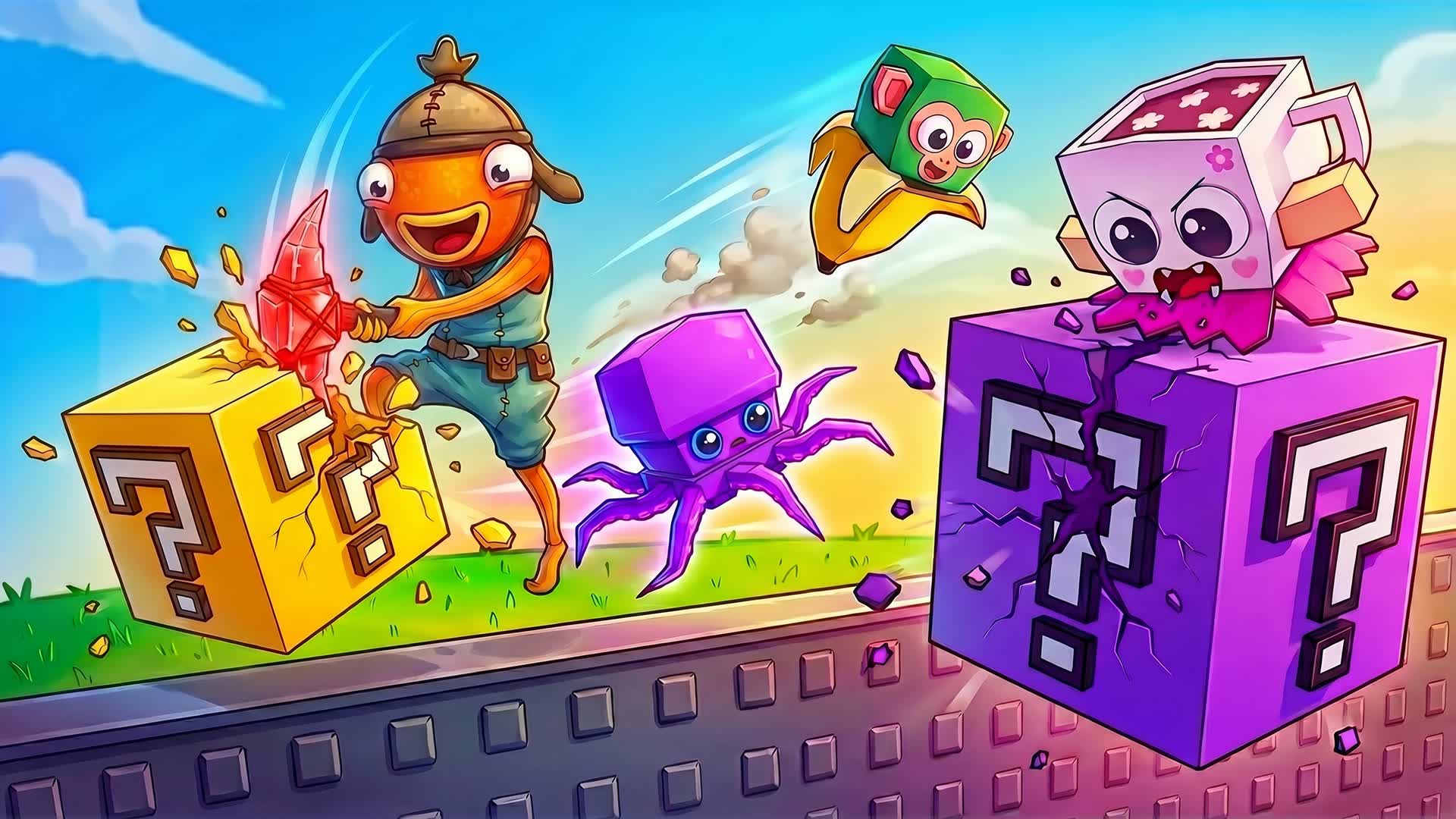 PICK A LUCKY BLOCK [BRAINROTS] — Fortnite Creative map
