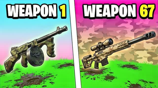 Military one shot gun game — Fortnite Creative map