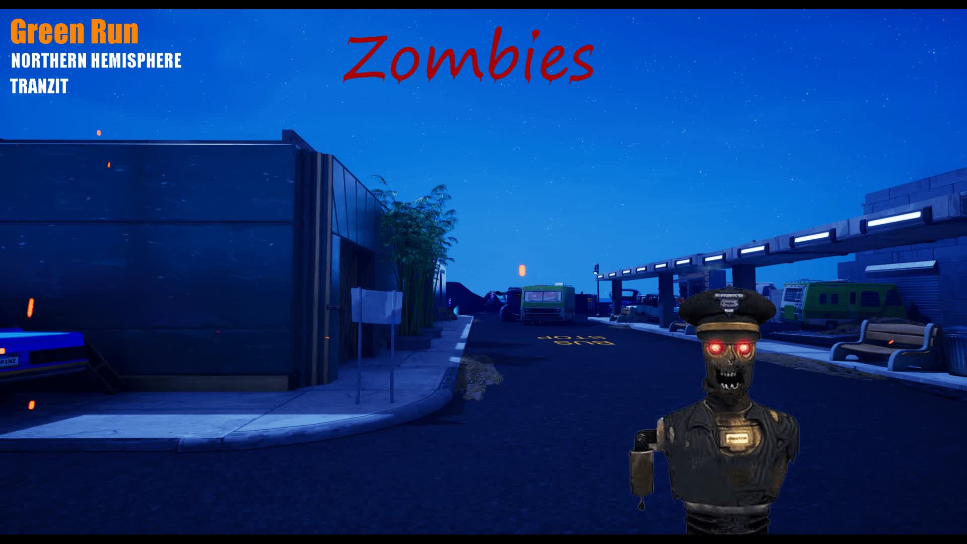 Zombies Survival: Tranzit — Fortnite Creative map