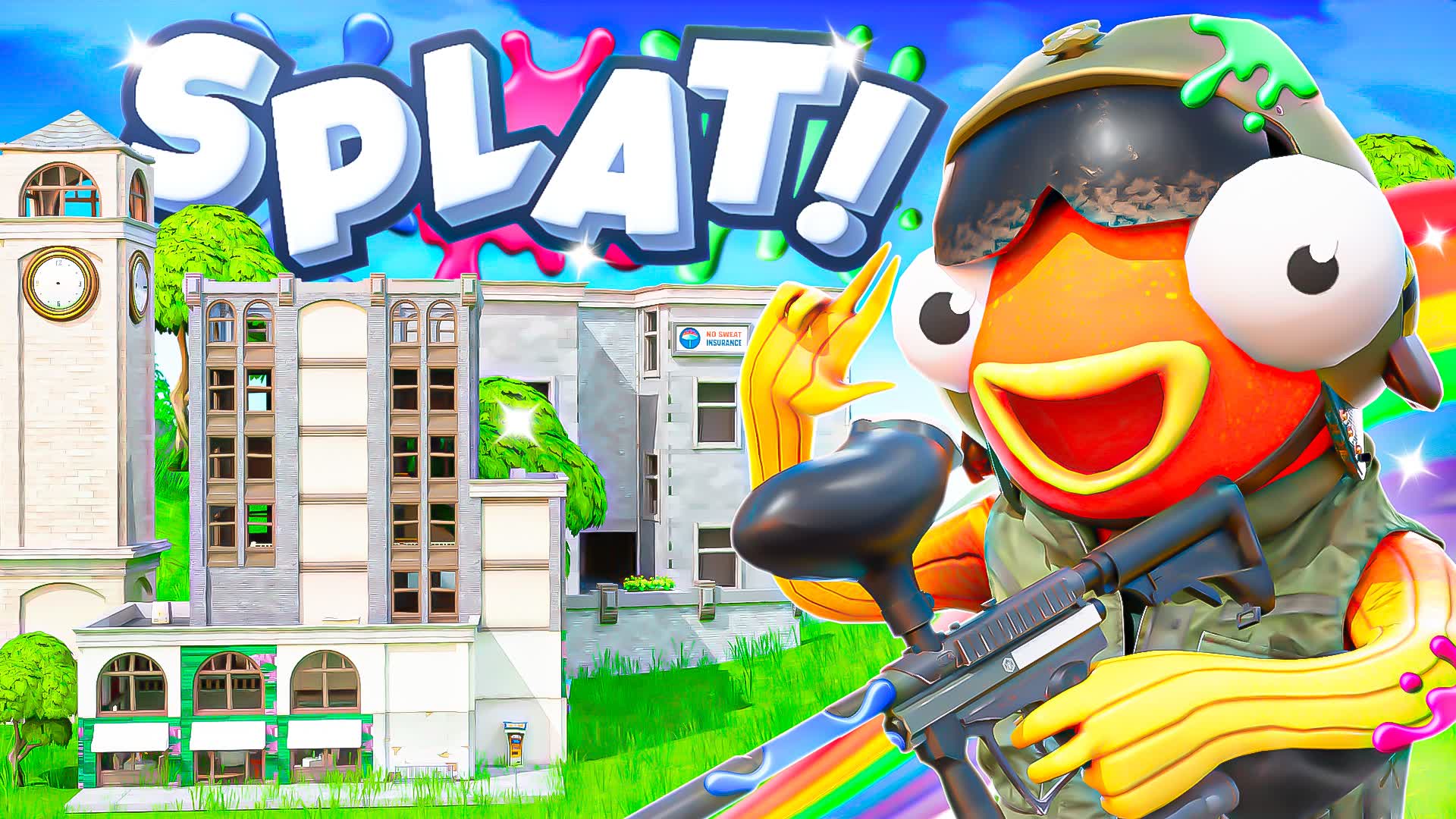 SPLAT! - FREE FOR ALL — Fortnite Creative map