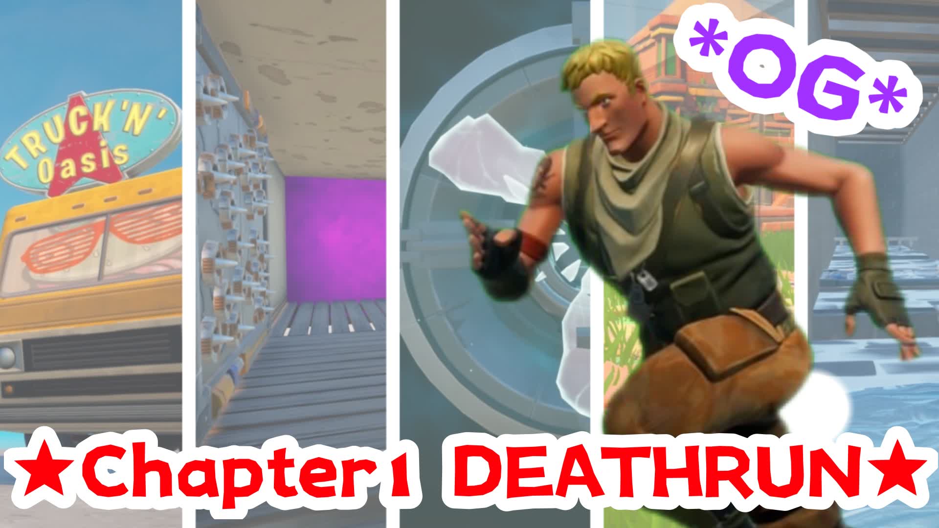 ★OG Chapter1 DEATHRUN★ — Fortnite Creative map
