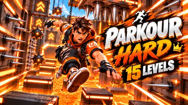 HARD PARKOUR ⭐ 0203 DEATHRUN باركور — Fortnite Creative map