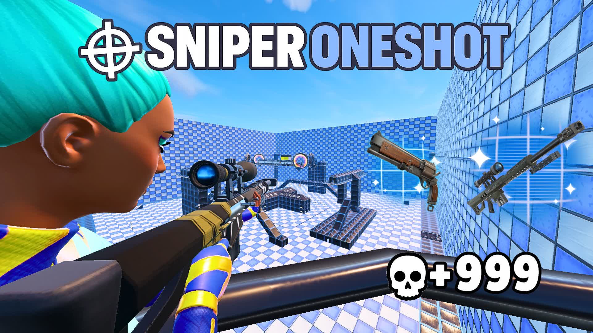 🎯 SNIPER ONE SHOT 360 🎯 — Fortnite Creative map