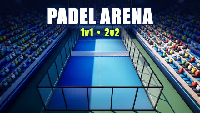 Padel Arena 1v1 & 2v2 — Fortnite Creative map