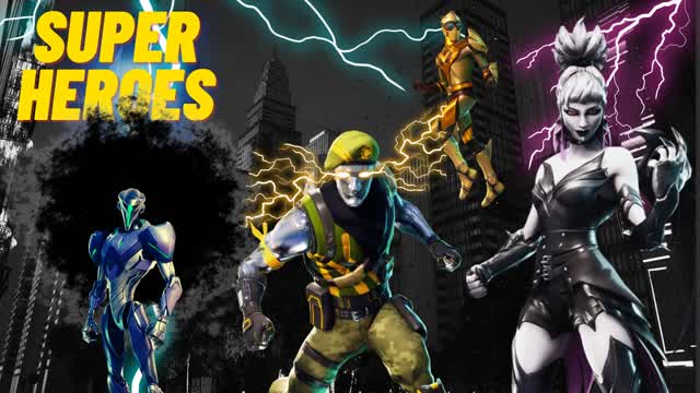 Ultimate SuperHero🔥(FFA) — Fortnite Creative map cover art