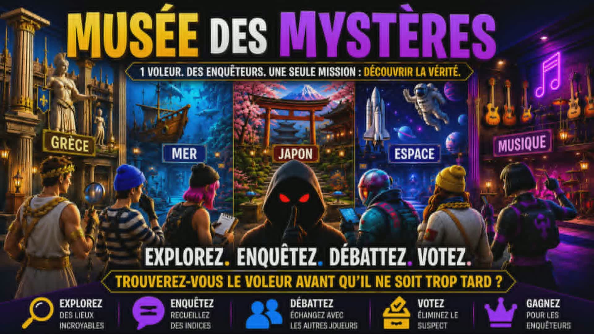 Le voleur du musée — Fortnite Creative map
