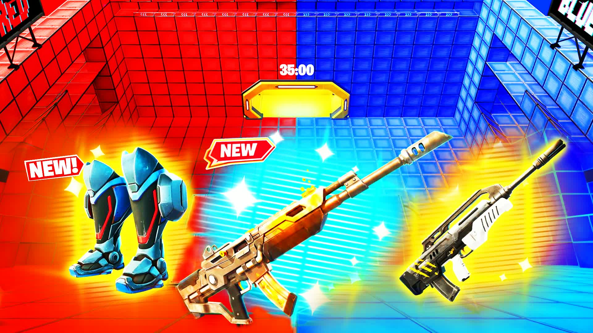 RESPECT RED VS BLUE 🔴🔵 — Fortnite Creative map