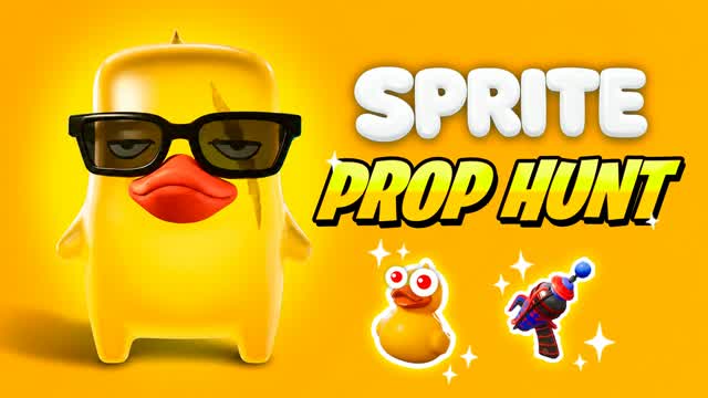 SPRITE PROP HUNT — Fortnite Creative map cover art