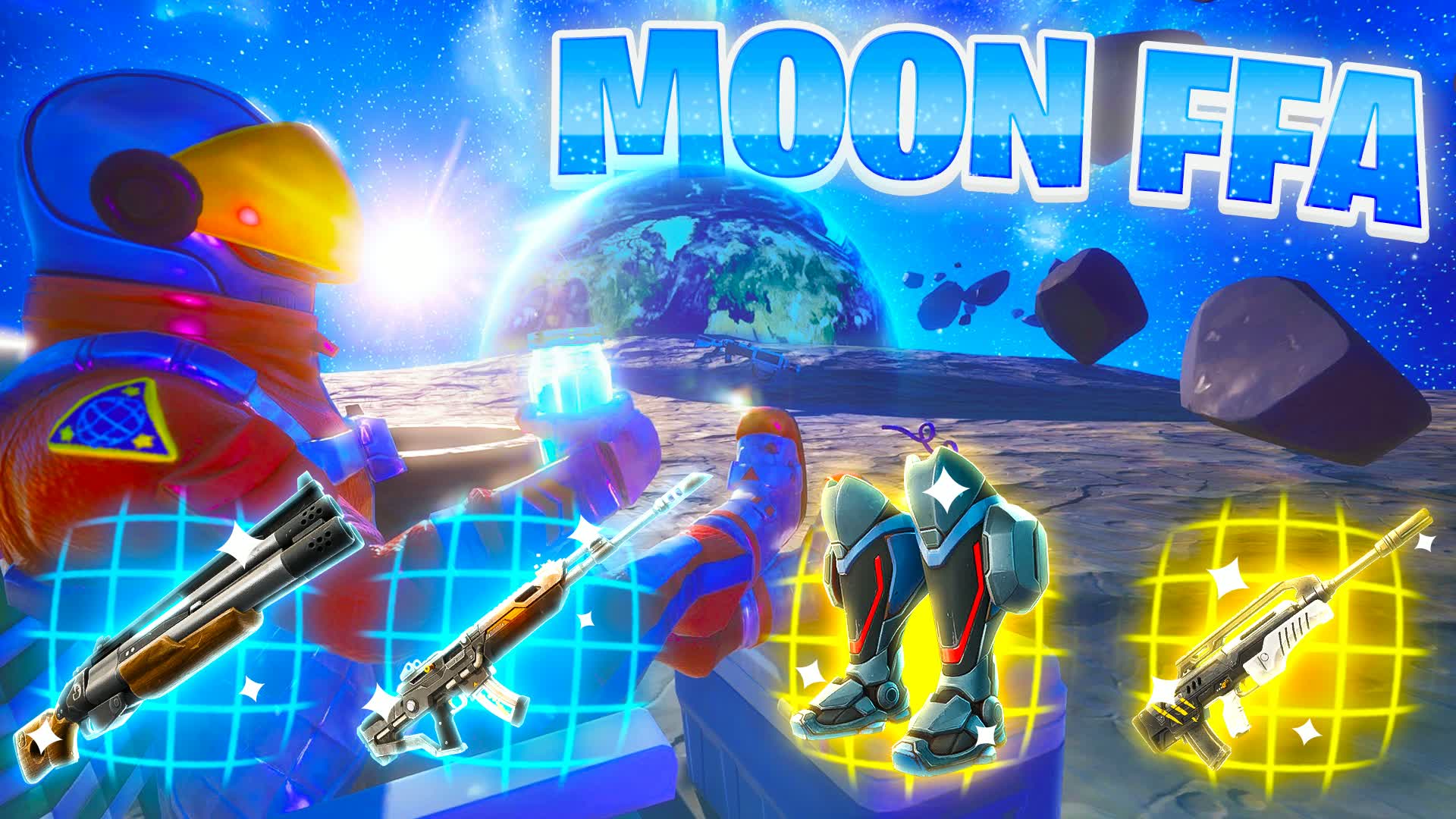 🌚 MOON FREE FOR ALL 🌙 — Fortnite Creative map