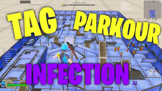 INFECTION Tag Parkour — Fortnite Creative map cover art