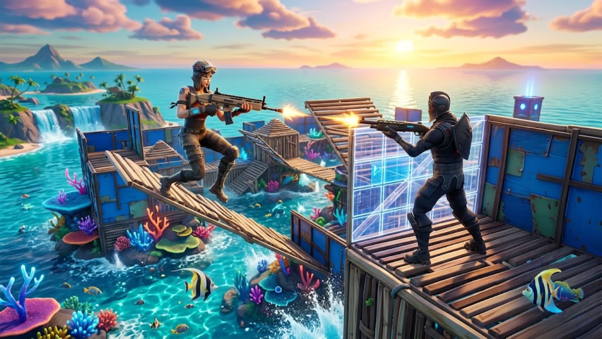 1v1 wars — Fortnite Creative map
