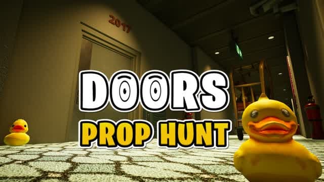 ESCONDITE DOORS PROP HUNT CACHE CACHE — Fortnite Creative map cover art