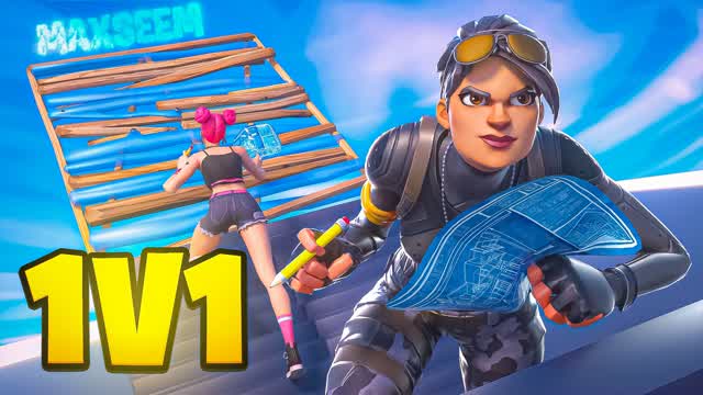 MAXSEEM 1V1 MAP — Fortnite Creative map cover art