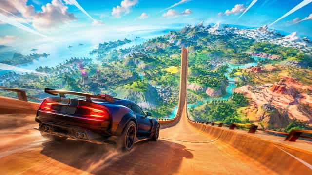 🏗️🏗️🏗️ Mega Ramp - ALL CARS 🏗️🏗️🏗️ — Fortnite Creative map