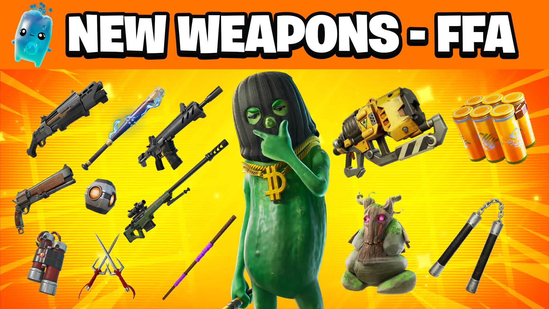 ALL WEAPONS - FFA — Fortnite Creative map