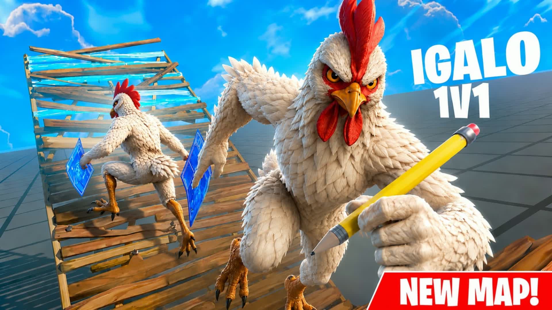 IGALO 1V1 BUILD FIGHTS (300 PUMPS) — Fortnite Creative map