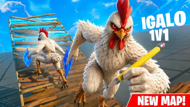 IGALO 1V1 BUILD FIGHTS (300 PUMPS) — Fortnite Creative map