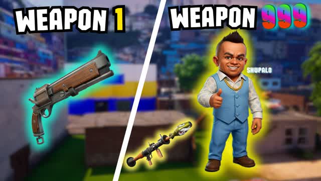 Guayakill Gun Game 🔫One Shot 🎯 — Fortnite Creative map cover art