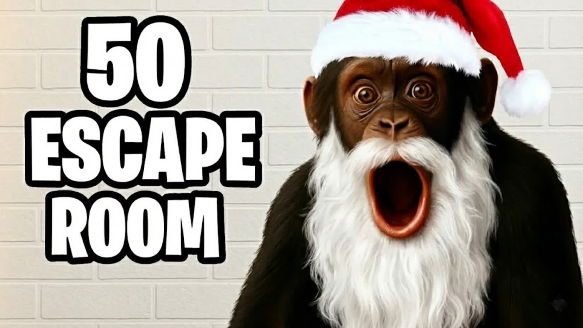 50 ESCAPE ROOM MONKEY FUN 🚪 — Fortnite Creative map