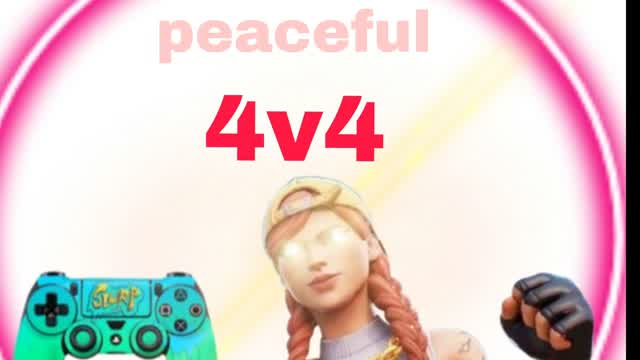 Peaceful 4v4 BOX FIGHT 📦 — Fortnite Creative map