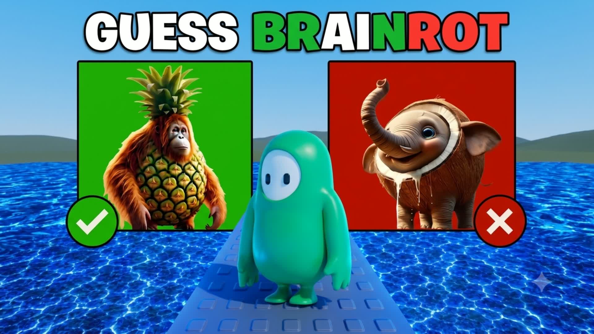 GUESS BRAINROT OR DIE💀 — Fortnite Creative map