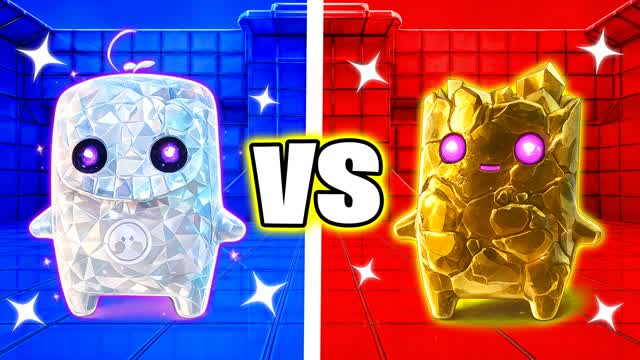 RED VS BLUE HOLOFOIL 🔴🔵 RVB — Fortnite Creative map