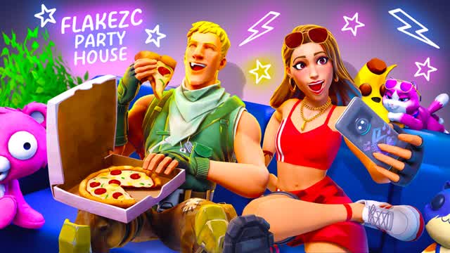 FLAKEZC PARTY HOUSE — Fortnite Creative map
