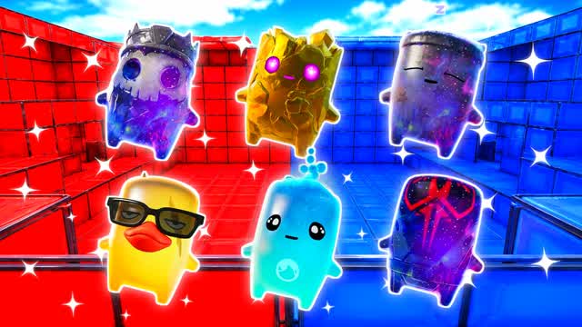 RED VS BLUE SHARP FLOW 🔴🔵 — Fortnite Creative map cover art