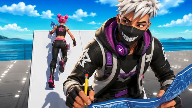 1V1 Build Wars — Fortnite Creative map