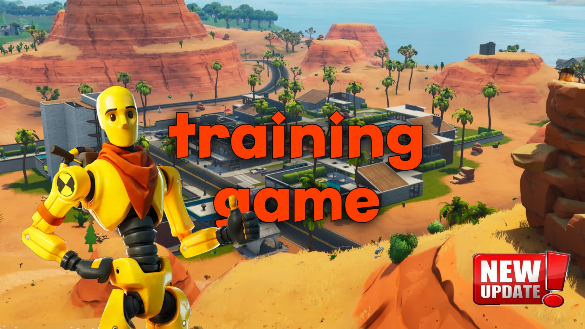 training game — Fortnite Creative map