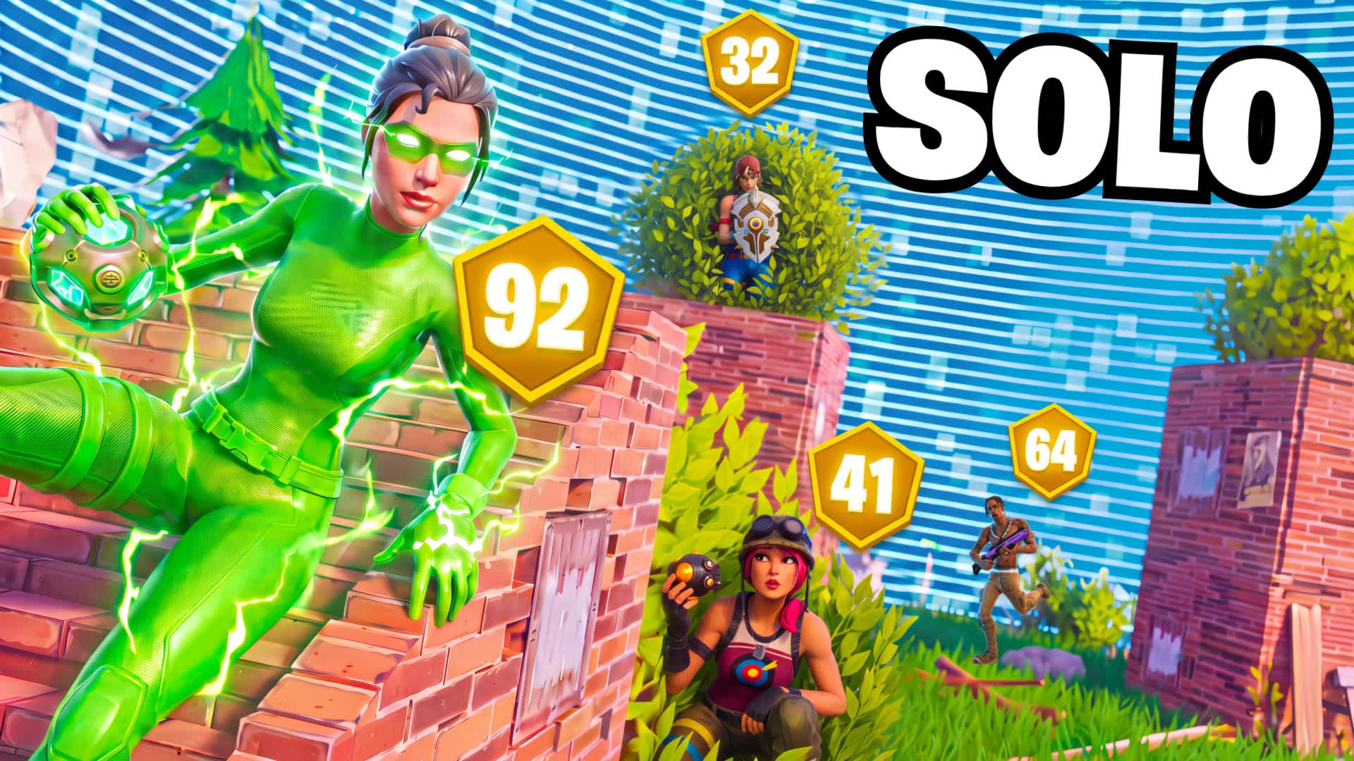 SOLO ZERO BUILD CUP ENDGAME ZONE WARS ZB — Fortnite Creative map
