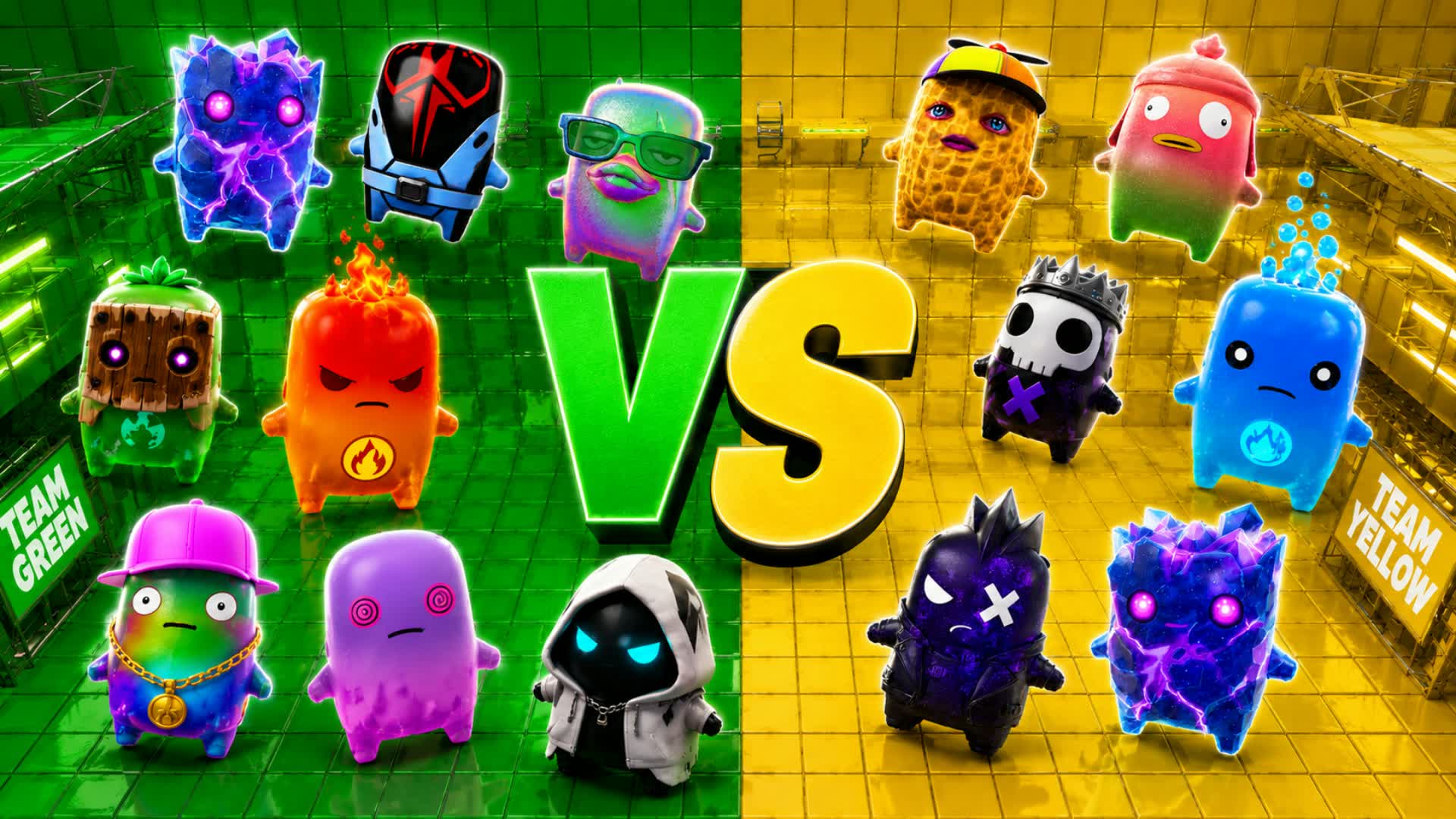 RED VS BLUE QUICK FIGHT🔴🔵 — Fortnite Creative map
