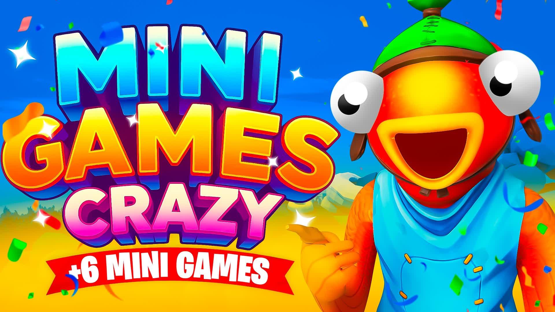 Crazy Minigame Party! — Fortnite Creative map