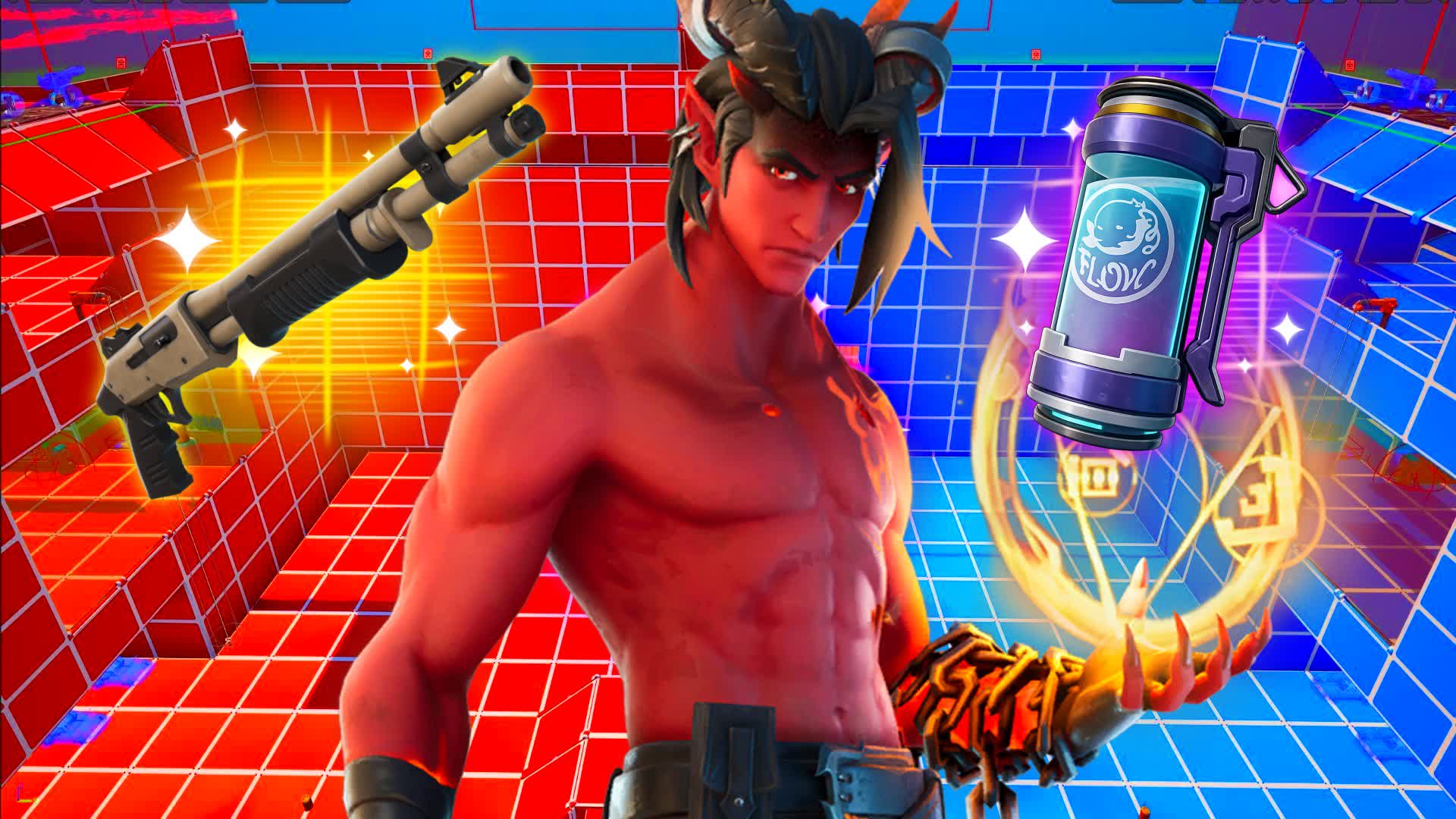 RRED VS BLUEE 🔵🔴 — Fortnite Creative map