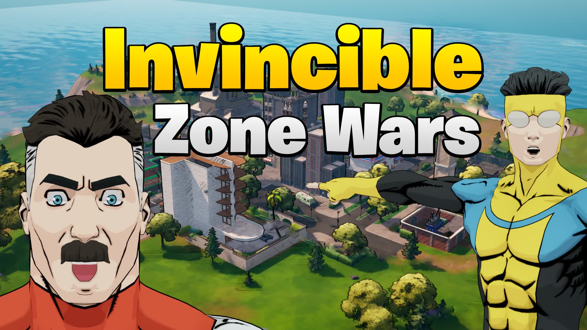Invincible Zone Wars — Fortnite Creative map