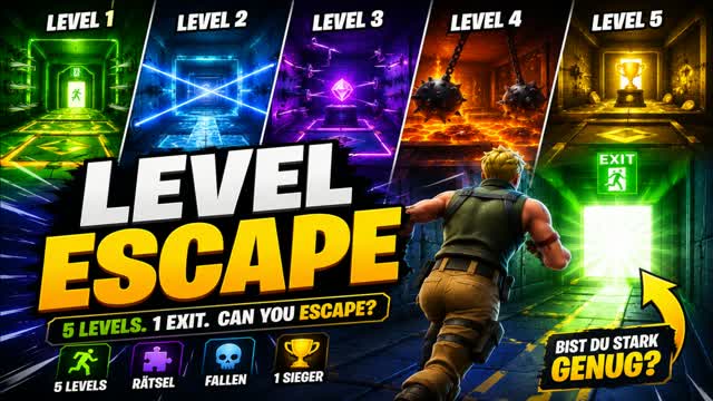 LEVEL ESCAPE — Fortnite Creative map