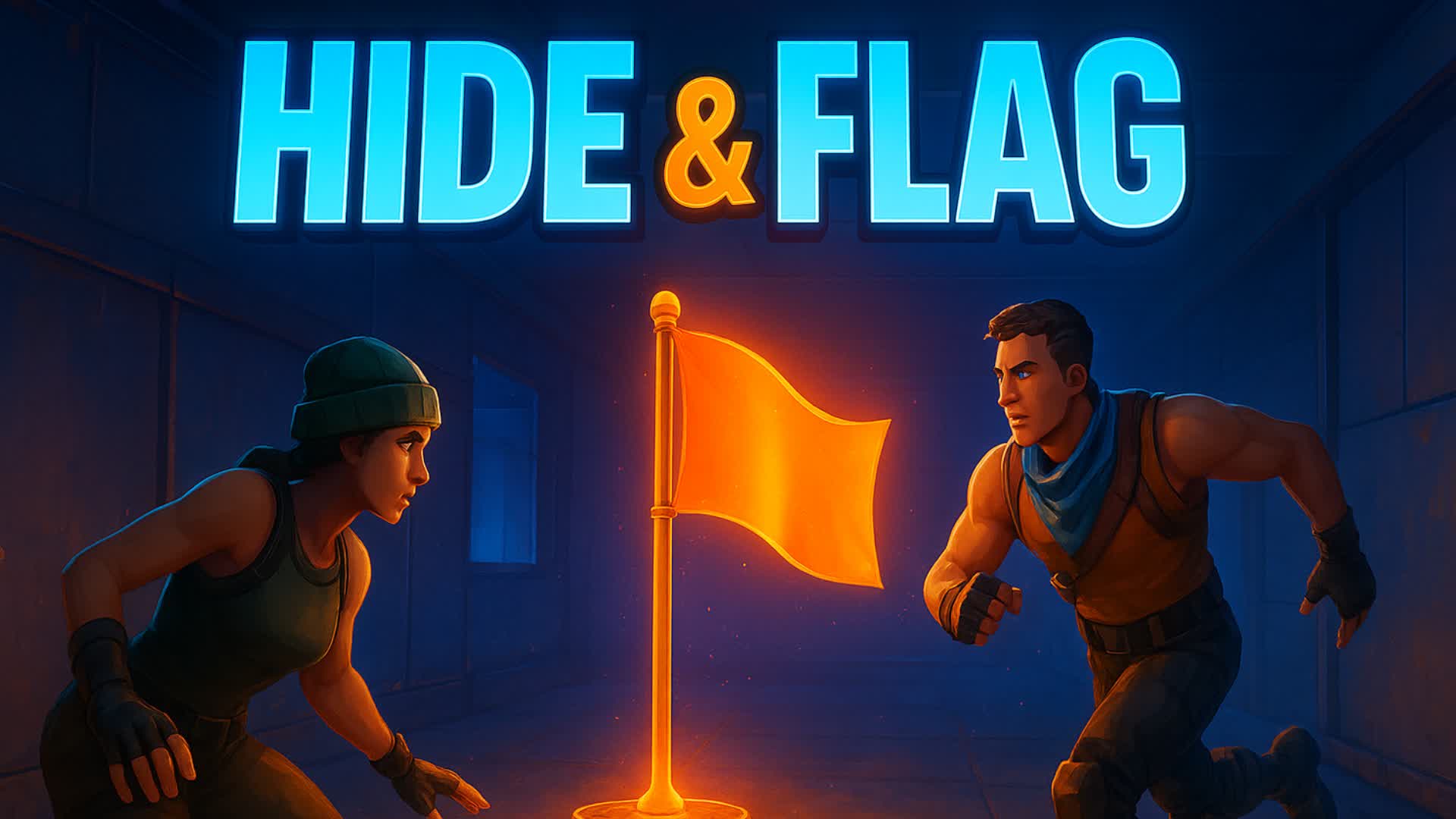 hide and flag — Fortnite Creative map
