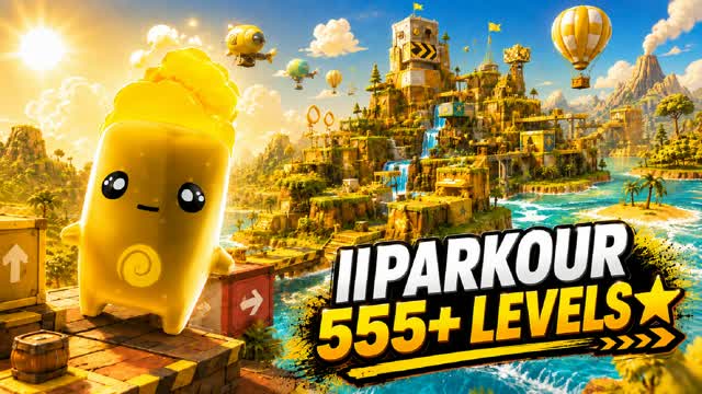 llPARKOUR 555+ LEVELS⭐ — Fortnite Creative map