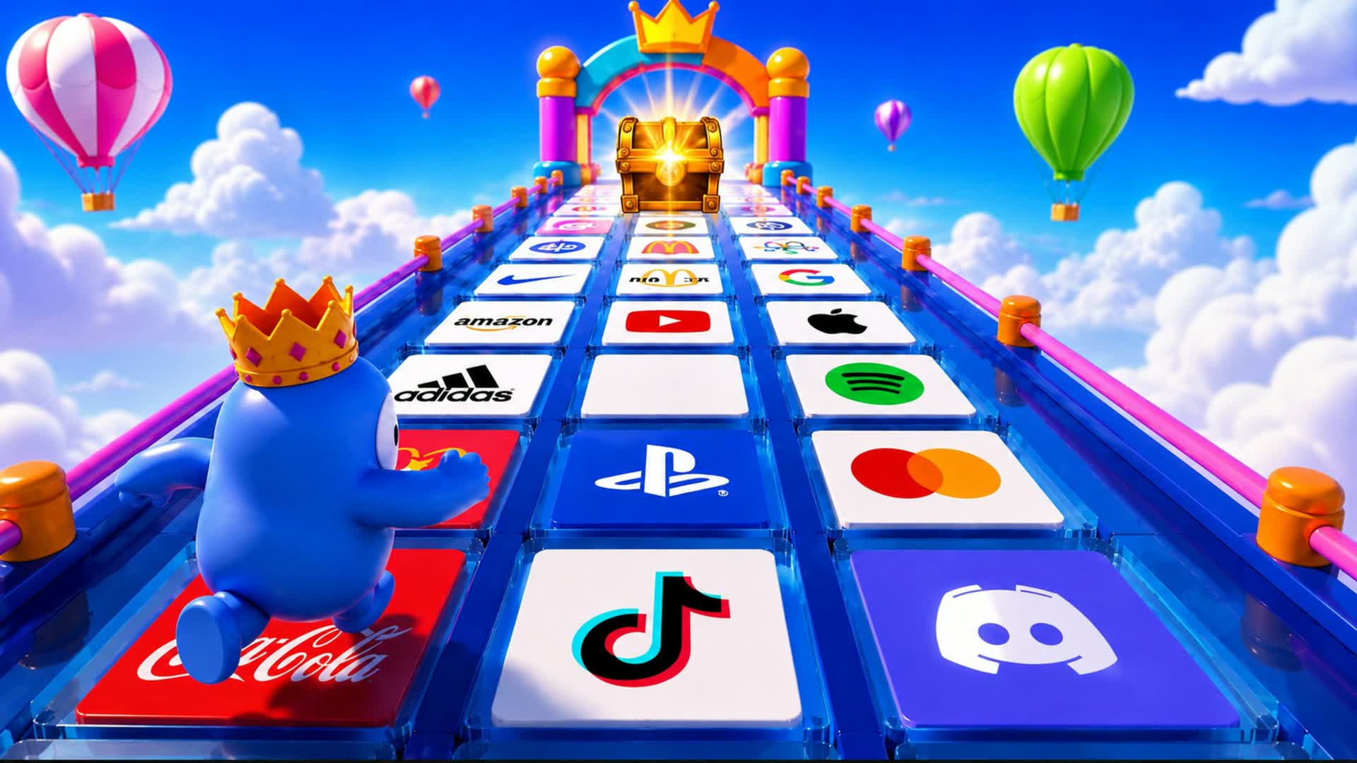 🔎GUESS LOGO✅ GLASS BRIDGE✅ — Fortnite Creative map