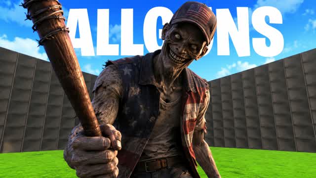AMERICAN ZOMBIE ALLGUNS — Fortnite Creative map
