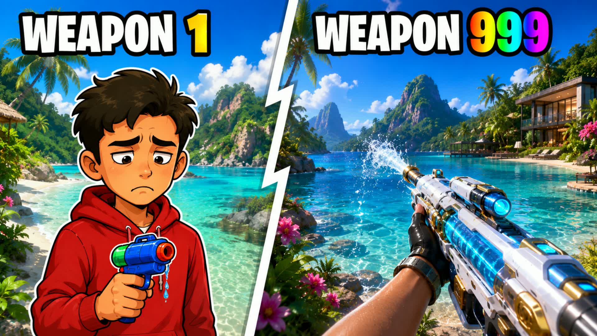 gun game one shot FFA wars — Fortnite Creative map