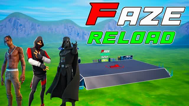 FAZE RELOAD 1V1V1 — Fortnite Creative map