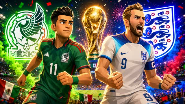 WORLD CUP FFA: MEXICO VS ENGLAND — Fortnite Creative map cover art