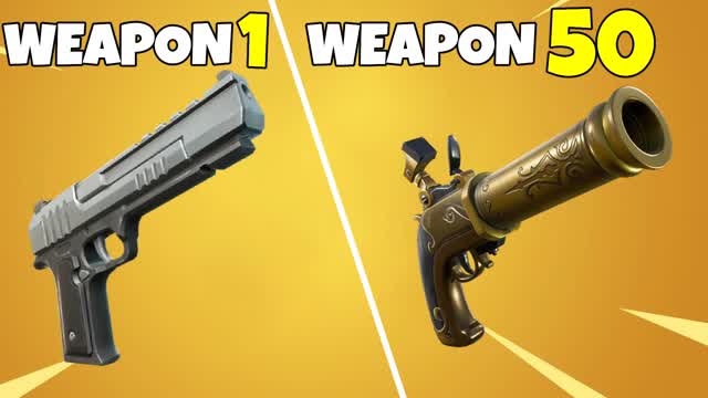 INSANE PISTOL GUN GAME🎯 — Fortnite Creative map