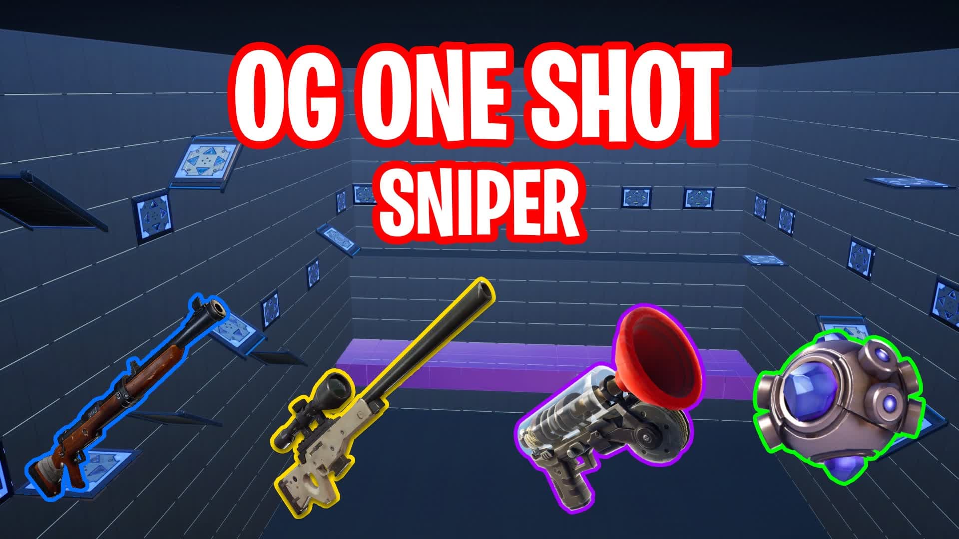 One Shot Sniper [FFA]🎯 — Fortnite Creative map