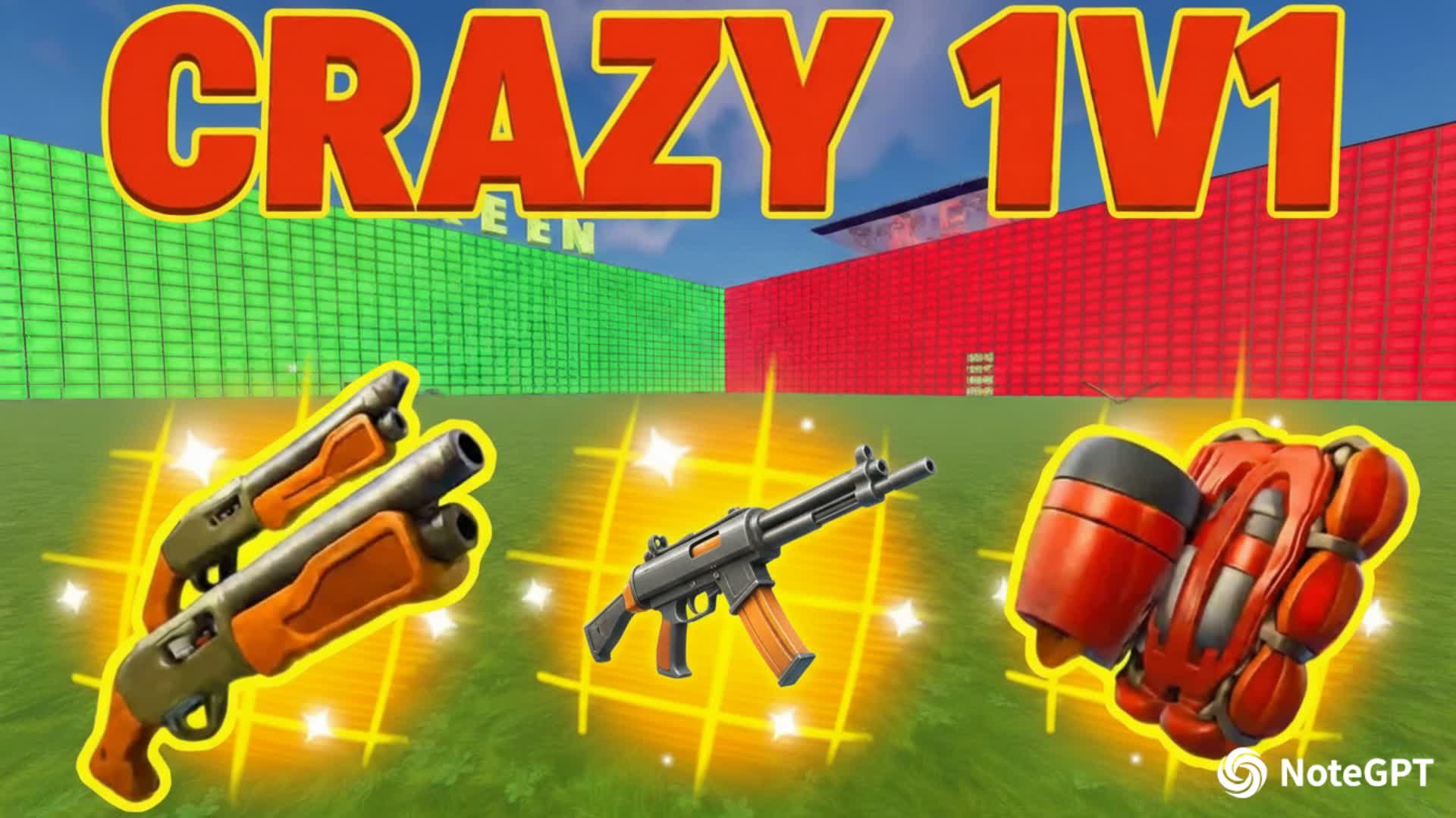 CRAZY 1V1 — Fortnite Creative map